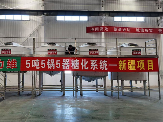 平邑精酿啤酒设备厂—5吨精酿啤酒设备—新疆项目
